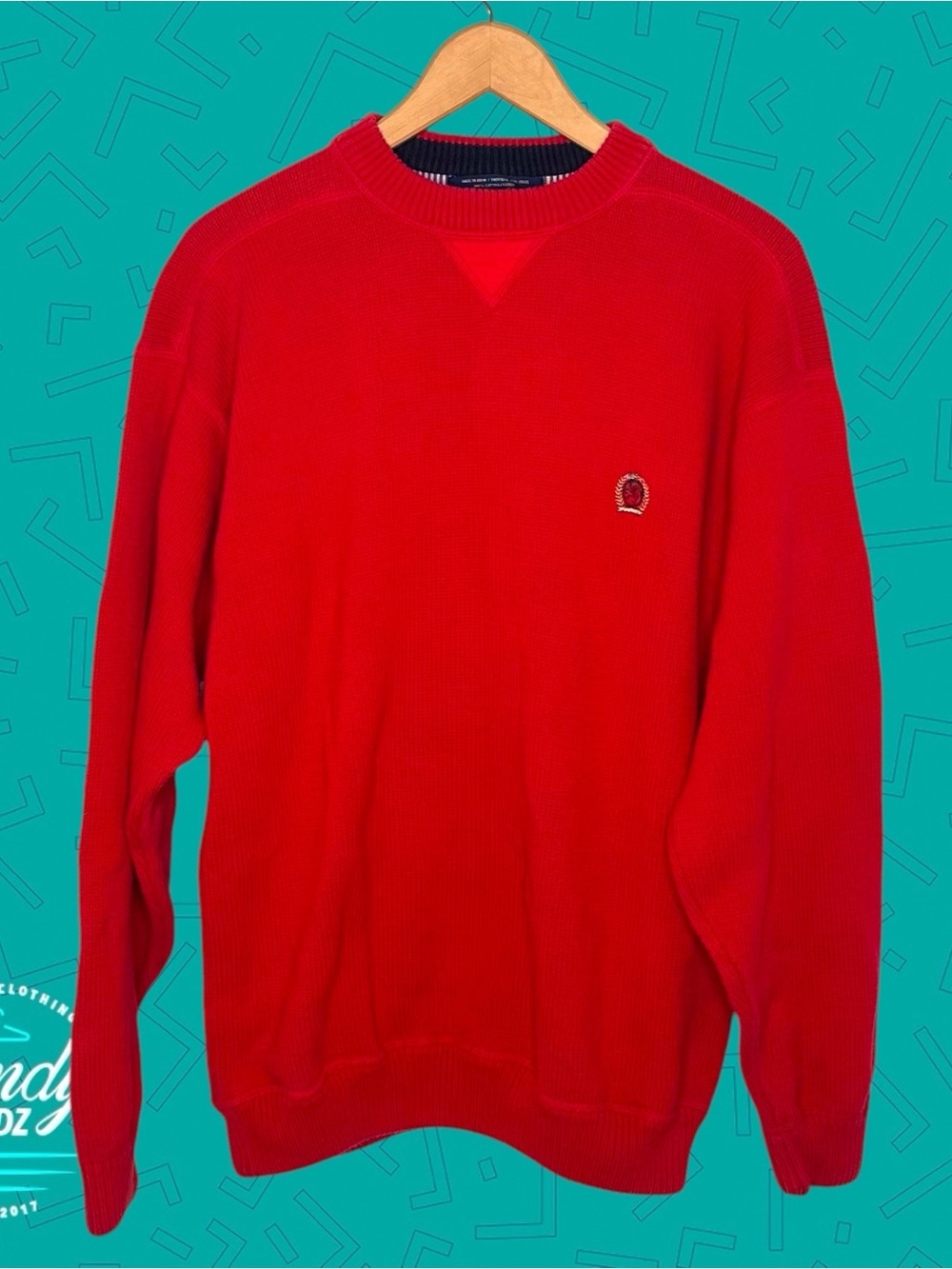 Tommy Hilfiger Crest Logo Crewneck Sweater - Picture 3 of 6